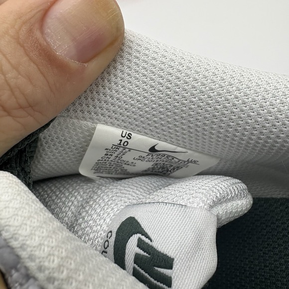 Nike Court Vision Lo NN White/Green Sail Low-Top Shoes FV9952-101 Womens Size 10 - Picture 5 of 9